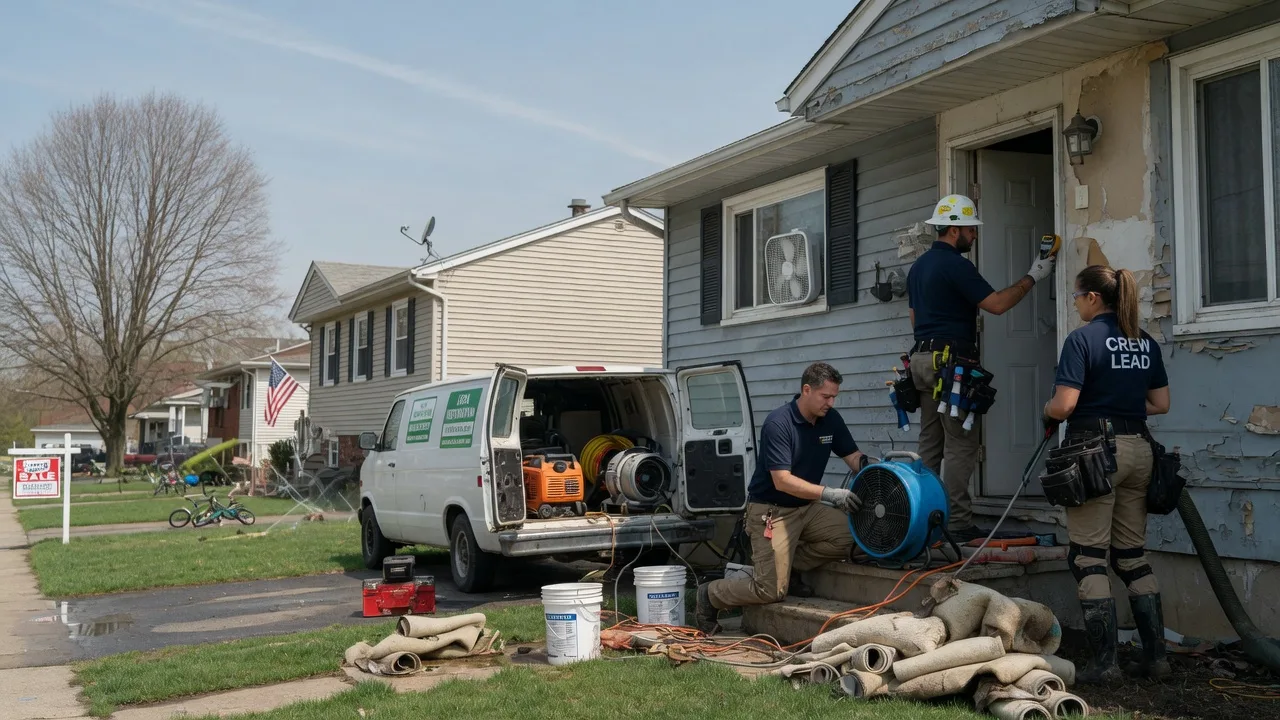 Flood Cleanup in Morrisville, VT near me
